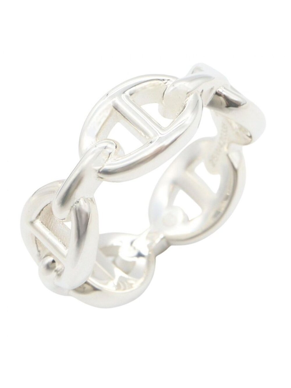 Hermes Ring Enchainee PM 925 Sterling Silver